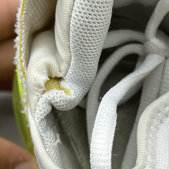 Nike Air Max 270 Running Shoes Women Size 7 White Volt Green Comfort Sneakers - Picture 9 of 9